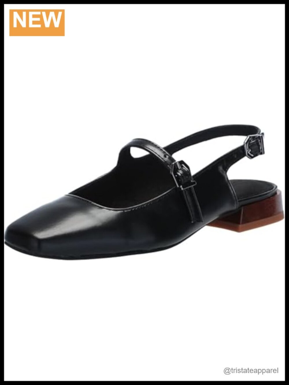 Sanctuary Everly Women's Flats Leather Mary Jane Slingback Memory Foam